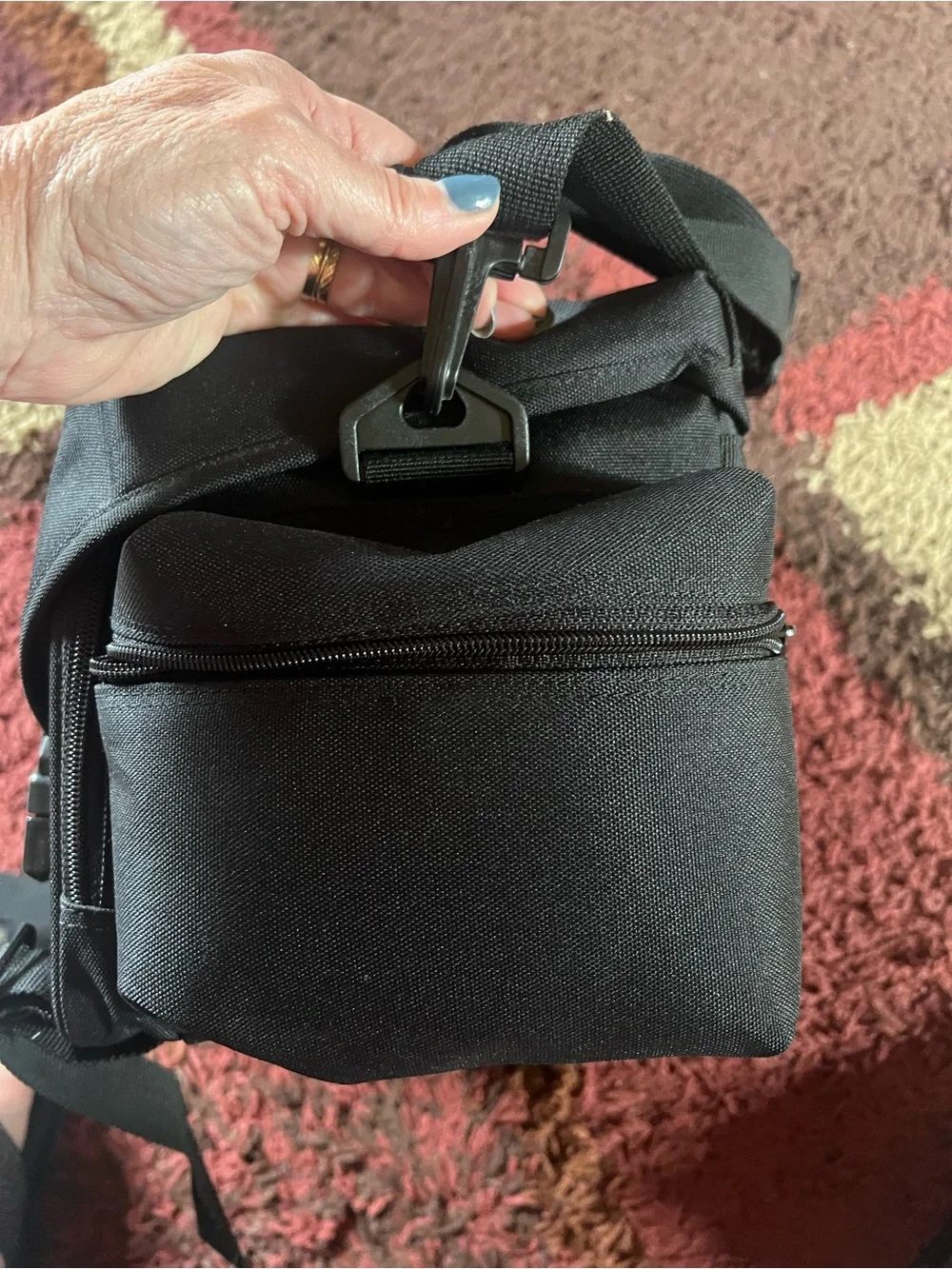 Canon Black Compact Camera Messenger Bag with Top Handle